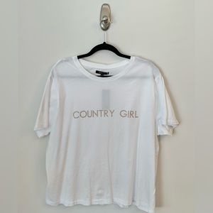 NWT Brunette the Label “Country Girl” Tee - size XL/XXL